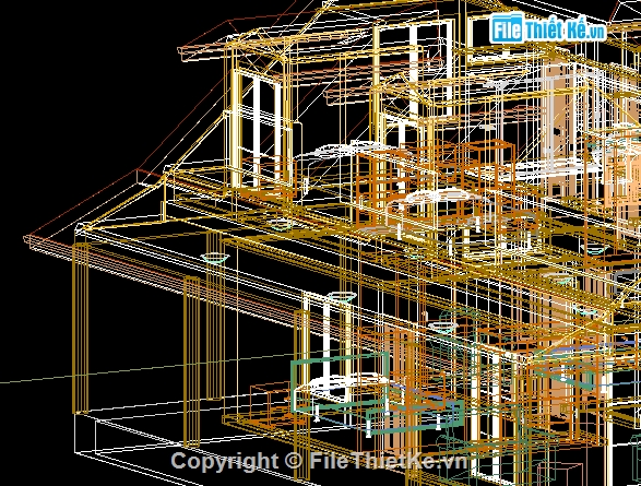 biệt thự đẹp,3d chi tiết,Mẫu biệt thự đẹp